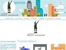 Tablet Screenshot of fundacionerguete.org